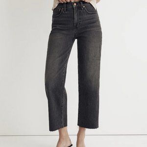 The Perfect Vintage Wide-Leg Crop Jean - Madewell Black